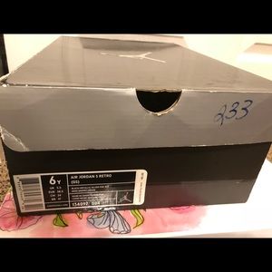 Jordan GS size 6.